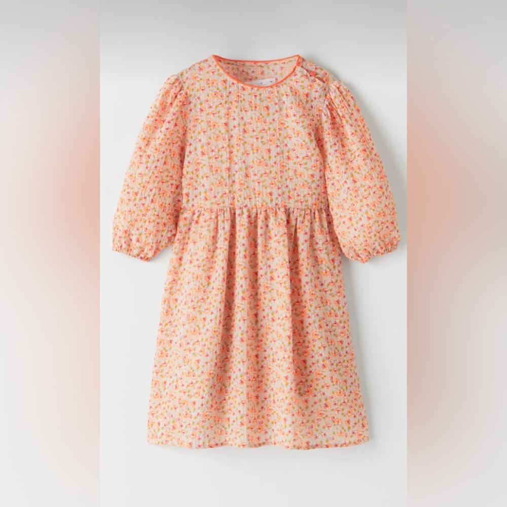 Zara Kids Floral Prints Dress EUC